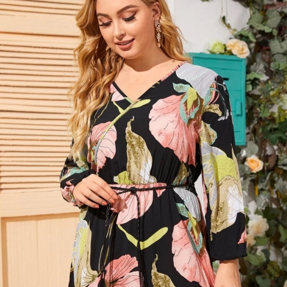 SHEIN Flower print dress